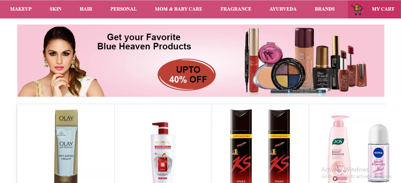 Beauty products
